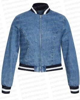 Cruel Summer Sadie Stanley Denim Bomber Jacket