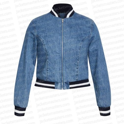 Cruel Summer Sadie Stanley Denim Bomber Jacket