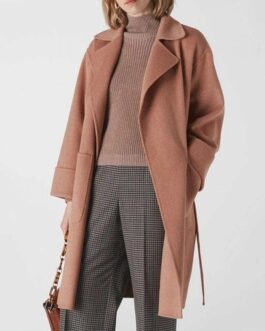 Virgin River S04 Alexandra Breckenridge Brown Coat