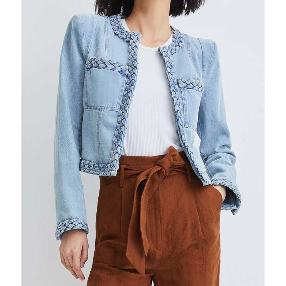 Liza Lapira The Equalizer Arrowe Braided Jacket