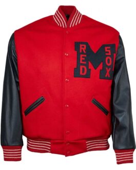 Varsity 1945 Memphis Red Sox Red and Black Jacket
