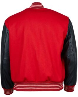 Varsity 1945 Memphis Red Sox Red and Black Jacket