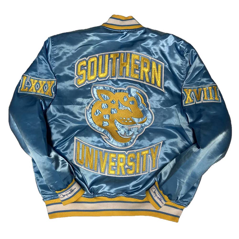 Men’s Southern University Satin Jacket - Image 4