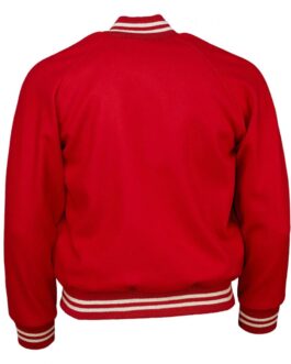 Varsity 1950 Mexico City Red Devils Red Wool Jacket