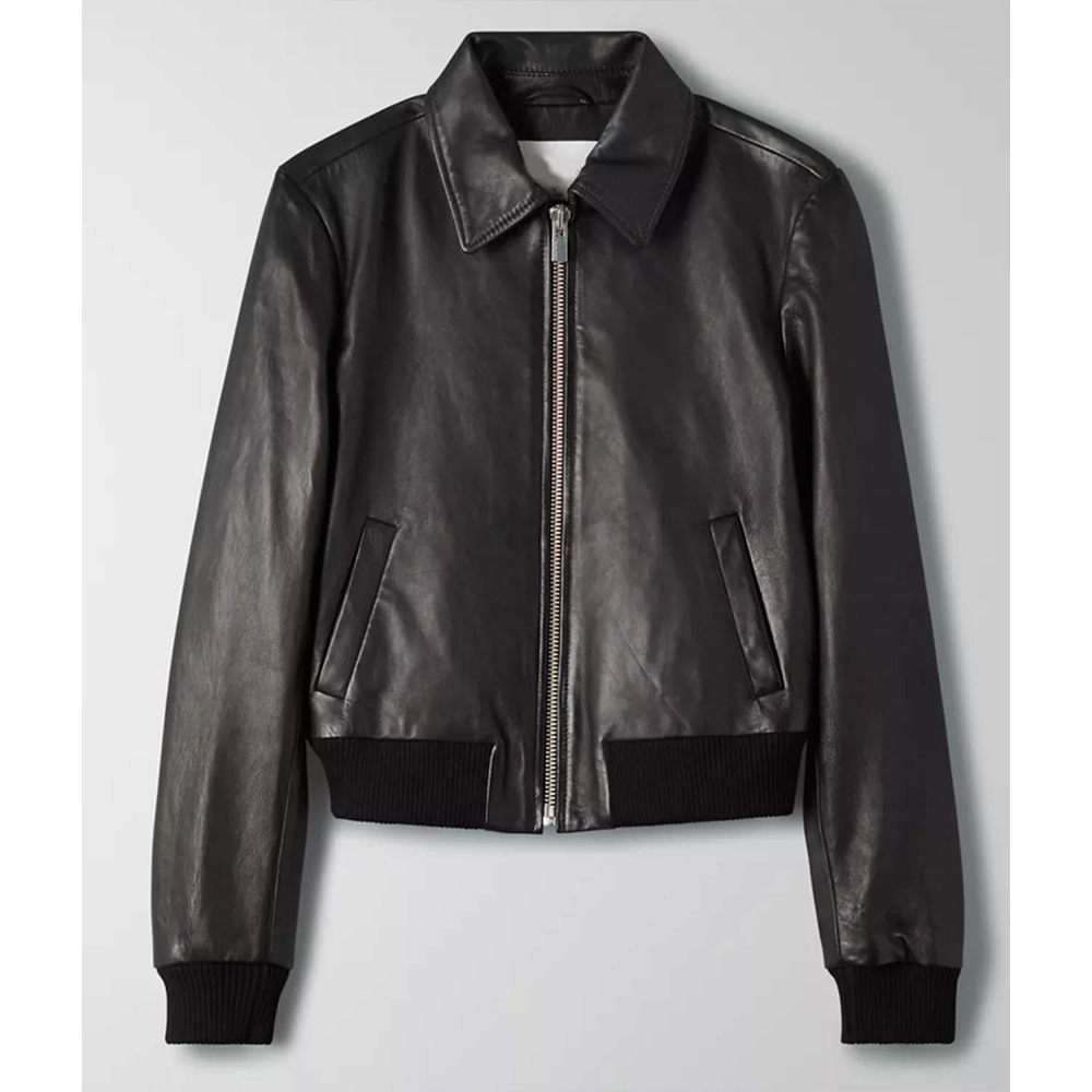 Arrow Season 7 Katherine Mcnamara Leather Jacket