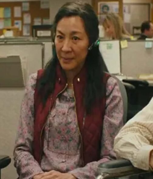 Michelle Yeoh Everything Everywhere All at Once Quilted Vest - Image 4