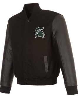 Michigan State Spartans Varsity Black Jacket