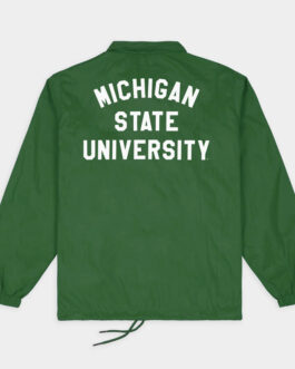Michigan State Spartans Block S Coaches Jacket