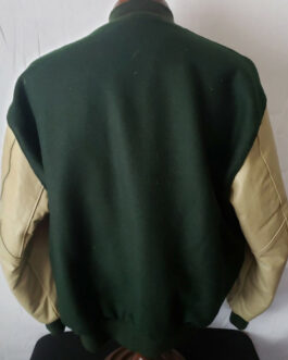 Michigan State Spartans Delong Green Varsity Jacket