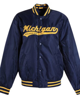 Michigan Wolverines A-Game Navy Jacket