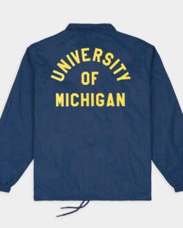 Michigan Wolverines Block M Coaches Jacket