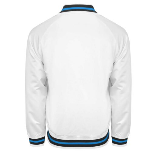 Minnesota Timberwolves White Bomber Jacket - Image 2