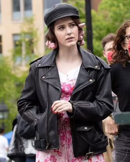 The Marvelous Mrs Maisel Season 04 Rachel Brosnahan Leather Jacket