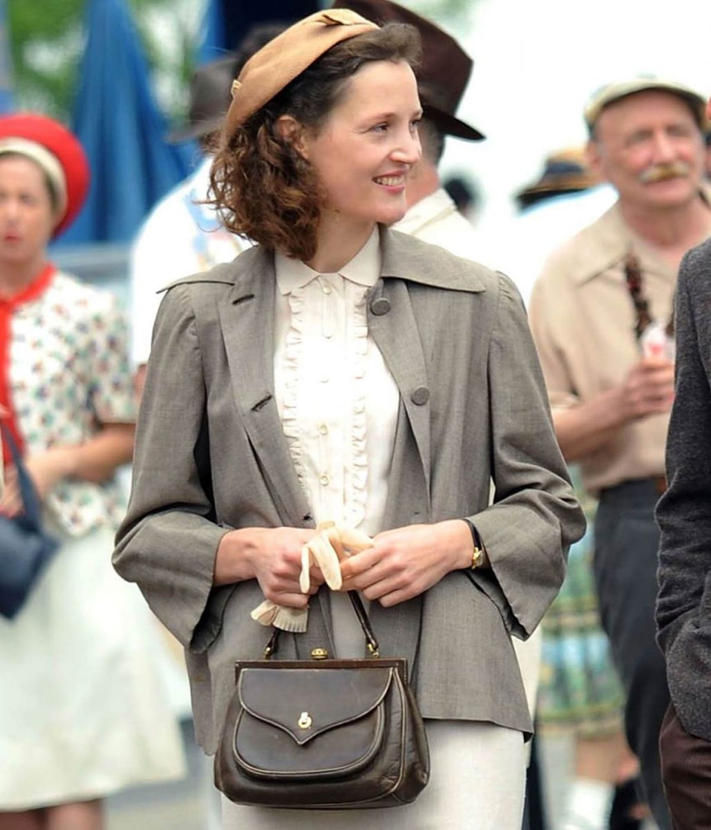 The Survivor Vicky Krieps Grey Blazer