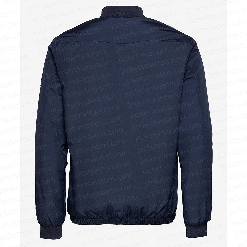 Tom Cruise Mission Impossible 6 Bomber Blue Jacket - Image 3