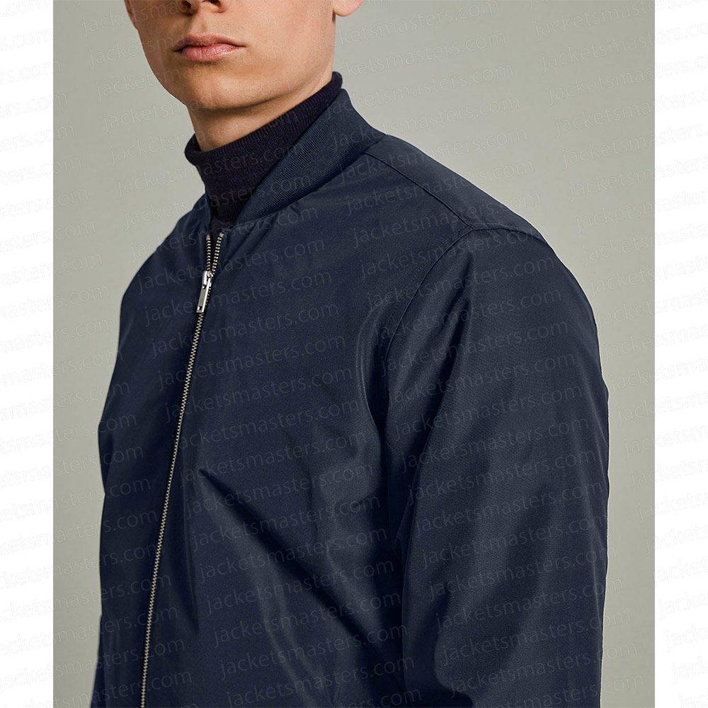 Tom Cruise Mission Impossible 6 Bomber Blue Jacket - Image 6