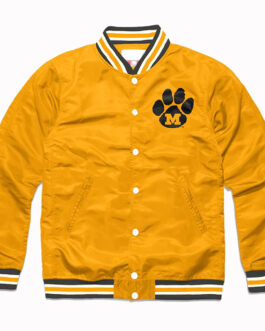 Missouri Tigers Gold Varsity Satin Jacket