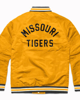 Missouri Tigers Gold Varsity Satin Jacket