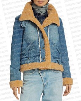 Ride Tiera Skovbye Denim Shearling Jacket