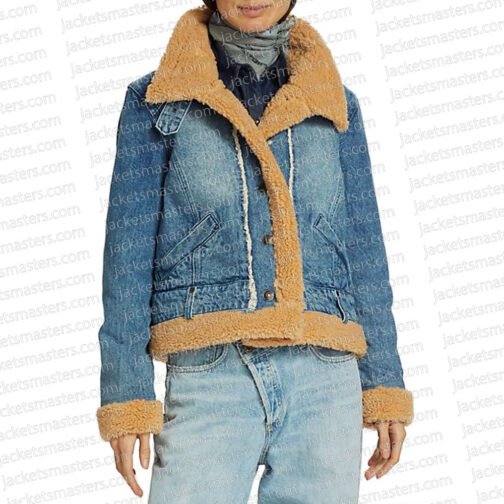 Ride Tiera Skovbye Denim Shearling Jacket