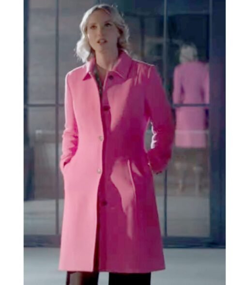 Candy Coated Christmas Molly Mccook Pink Coat - Image 7