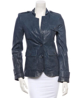 Pretty Little Liars S05 Janel Parrish Leather Blazer