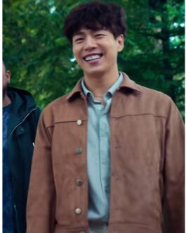 Money Heist Korea Lee Hyun‑Woo Brown Leather Jacket