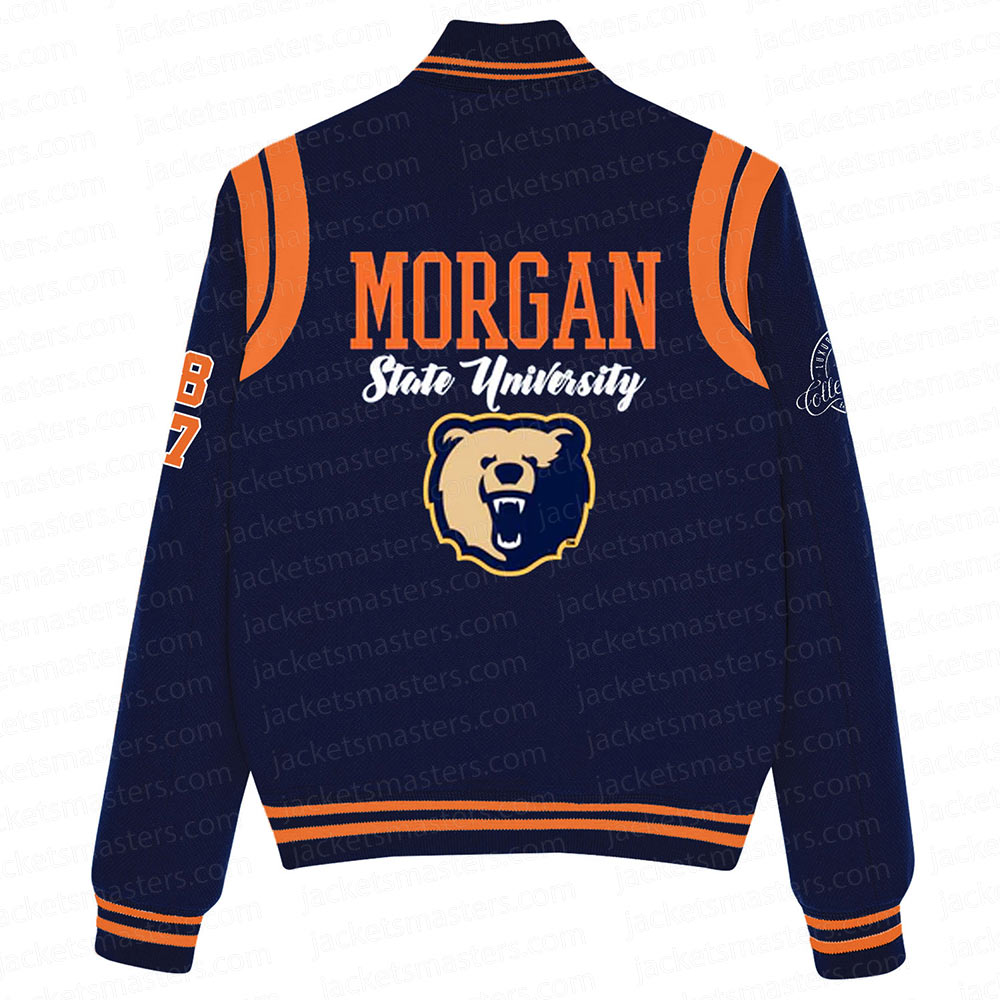 Morgan State University Varsity Wool Jacket - Image 2