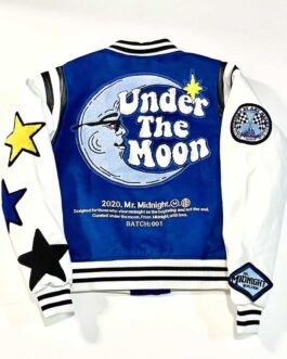Mr. Midnight Under The Moon Varsity Jacket