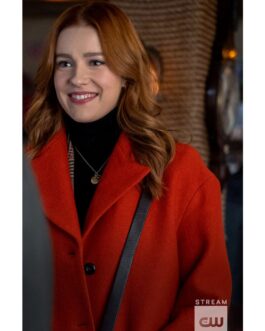 Kennedy Mcmann Nancy Drew Season 03 Wool Red Coat