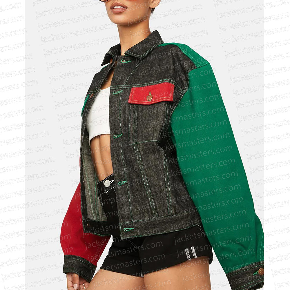 Queens Naturi Naughton Denim Jacket - Image 4