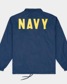 Navy Midshipmen 1985 Logo Coaches Jacket