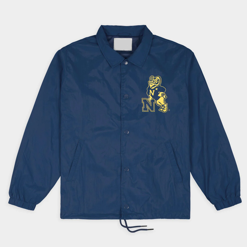 Navy Midshipmen 1985 Logo Coaches Jacket