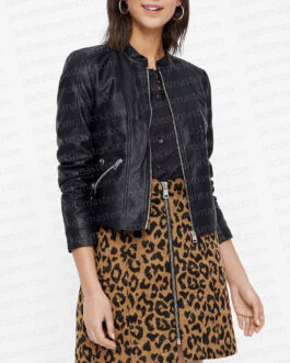 Priscilla Thompson NBC News Daily Leather Jacket