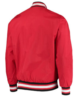 Scarlet Nebraska Huskers The Jet III Satin Jacket