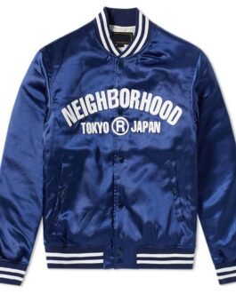 Tokyo Japan Neighborhood Bomber Satin Jacket