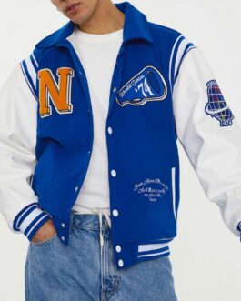 NTRLS World Series Letterman Blue and White Jacket