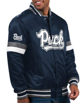 Nevada Script Pack Home Game Navy Satin Jacket