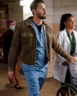 New Amsterdam Ryan Eggold Brown Corduroy Jacket