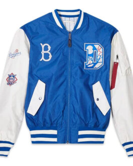 Brooklyn Dodgers New Era Bomber Jacket