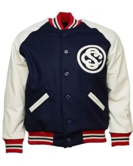 1927 NY Cuban Varsity Blue and White Jacket