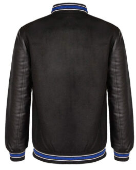 Letterman North Carolina Tar Heels Black Jacket