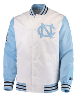 North Carolina Tar Heels The Rookie Satin Jacket