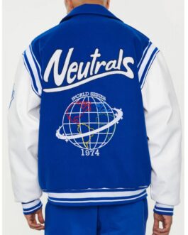 NTRLS World Series Letterman Blue and White Jacket