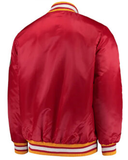 O-Line Florida State Seminoles Garnet Satin Jacket