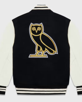 OVO Playboy Black Varsity Jacket