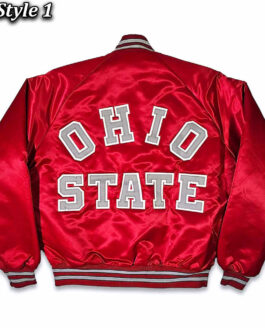 80’s Ohio State Buckeyes Red Bomber Jacket