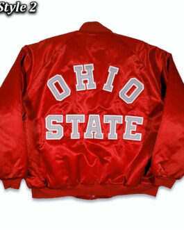 80’s Ohio State Buckeyes Red Bomber Jacket