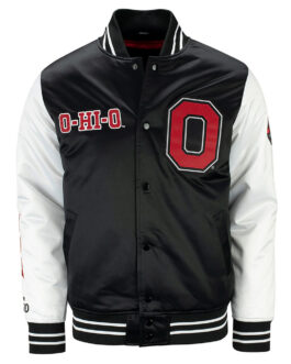 Ohio State Buckeyes Team Origins Varsity Satin Jacket
