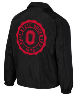 Ohio State Buckeyes Black Coaches Jacket